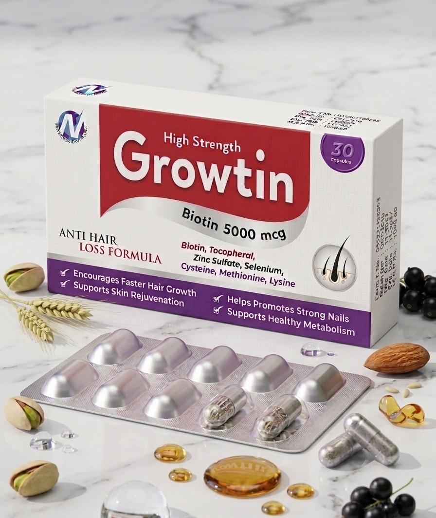 Cap Growtin Biotin 5000mcg